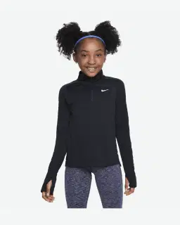 Camiseta de manga larga y media cremallera Dri-Fit Nike para niña – 1/4