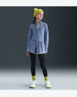 Camiseta de manga larga y media cremallera Dri-Fit Nike para niña – 4/4