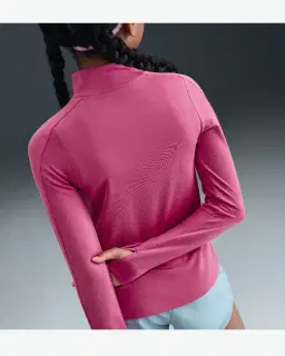 Camiseta de manga larga y media cremallera Dri-Fit Nike para niña – 2/4