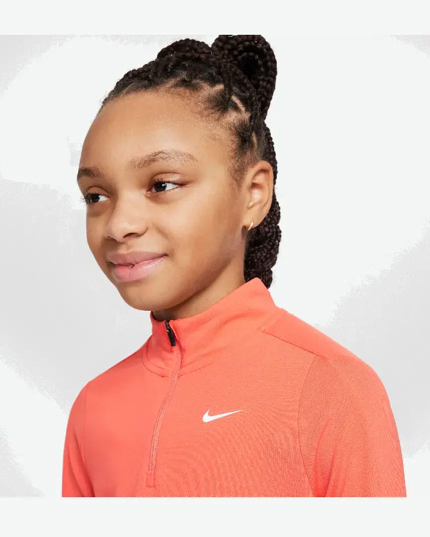 Camiseta de manga larga y media cremallera Dri-Fit Nike para niña - FD2853-814 (2) au meilleur prix !