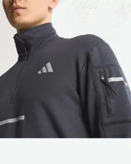 Sudadera Adidas de running con media cremallera Adi365 Climawarm+ Hombre – 4/4