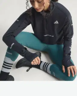 Sudadera Adidas A Media Cremallera De Running Adi365 Climawarm+ Mujer – 1/4