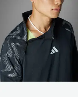 Camiseta Alta Adidas Demi-Zip Reflectante Ultimate Hi Vis Hombre – 4/4