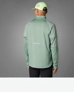 Camiseta Alta Adidas Demi-Zip Reflectante Ultimate Hi Vis Hombre – 2/4