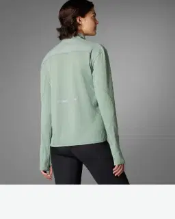 Sudadera Adidas Demi-Zip Reflectante Ultimate Hi Vis Mujer – 2/4