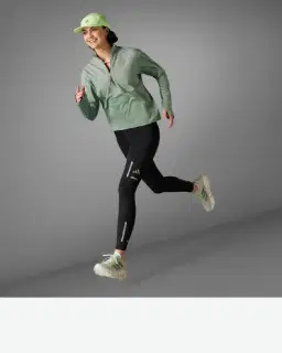 Sudadera Adidas Demi-Zip Reflectante Ultimate Hi Vis Mujer – 4/4