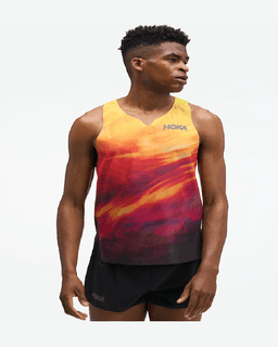 Hoka Camiseta Sin Mangas Race Day Hombre – 4/5