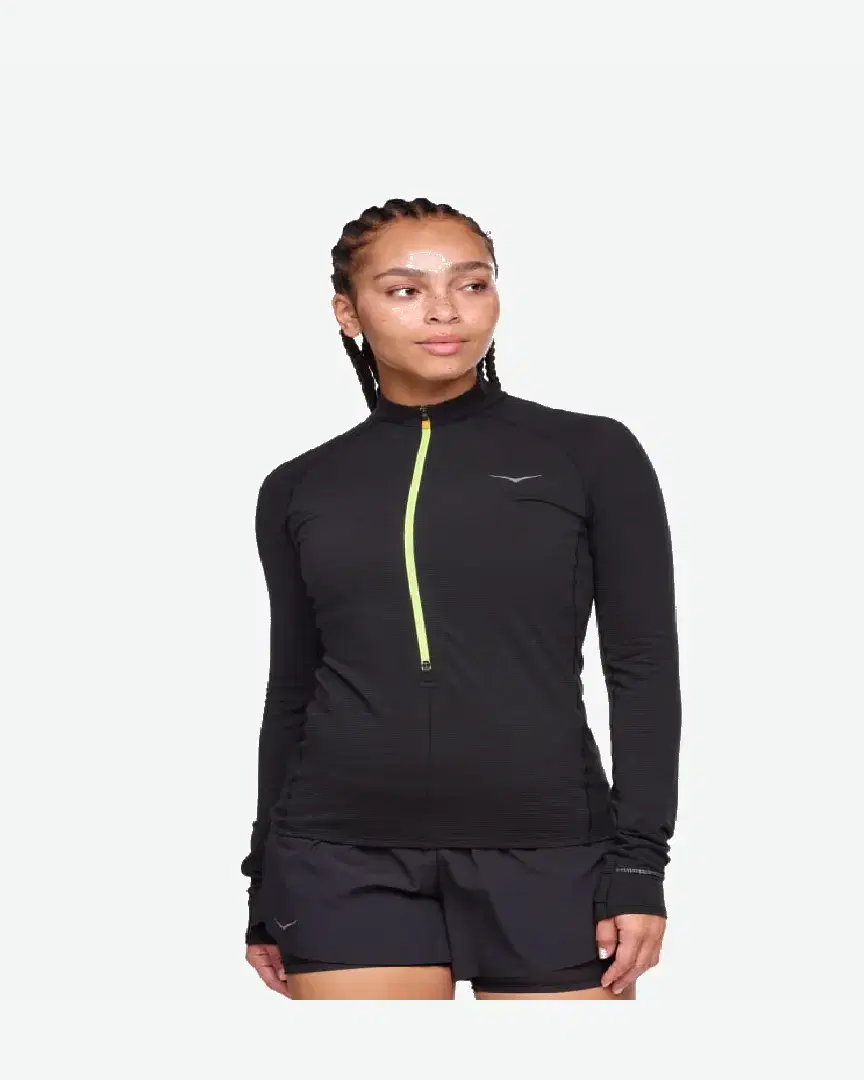 Hoka Alto A Mangas Largas Basezip - 1156112-BLK (0) au meilleur prix !