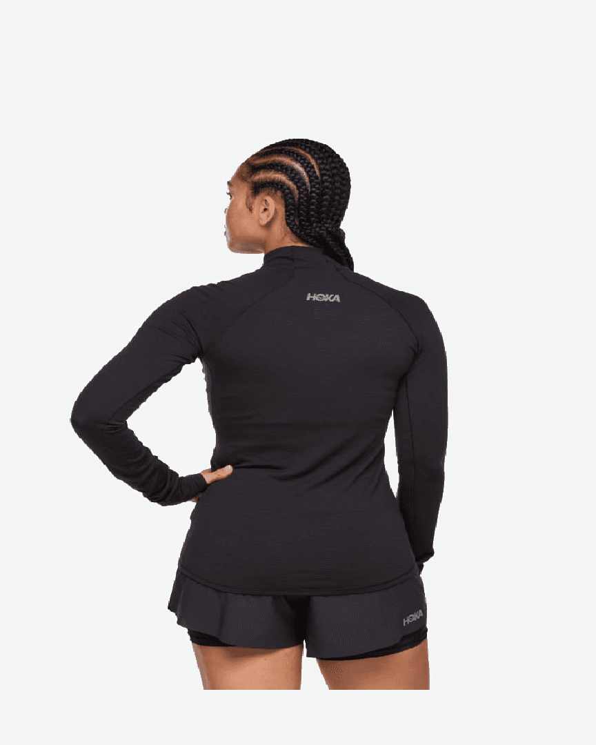 Hoka Alto A Mangas Largas Basezip - 1156112-BLK (1) au meilleur prix !