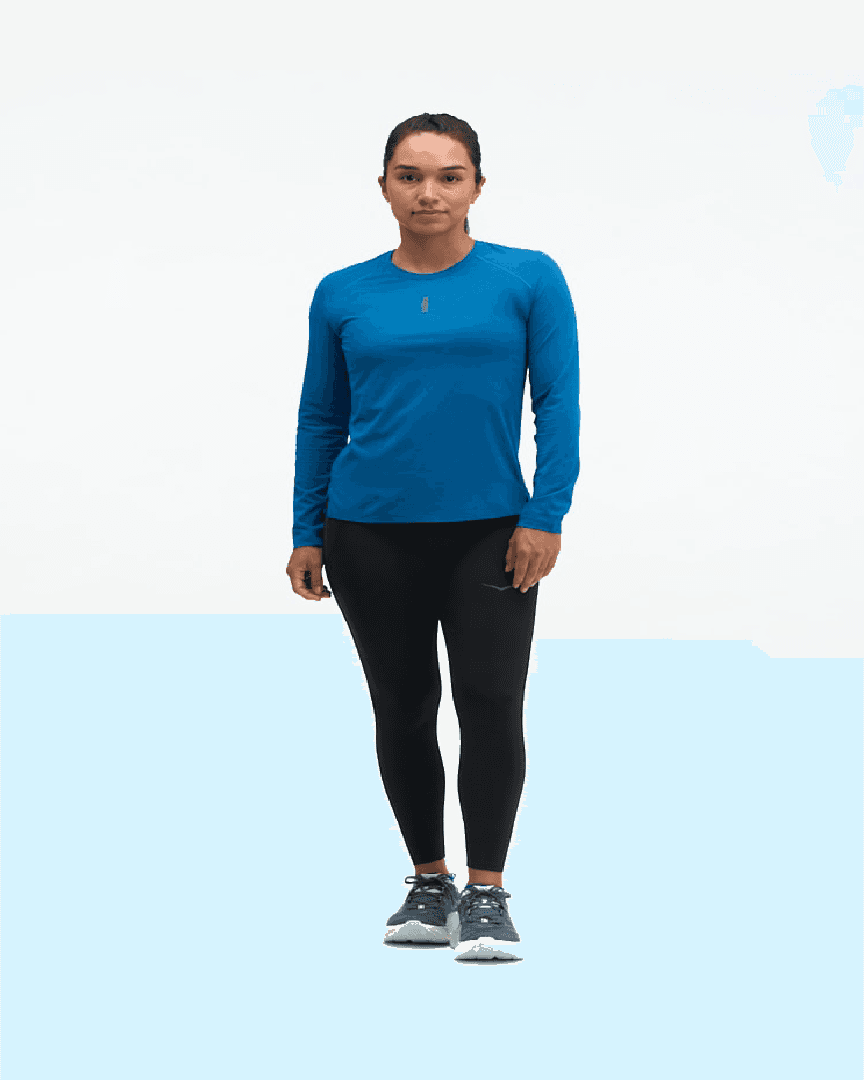 Hoka Haut A Mangas Largas Everyrun W - 1175857-NTG (2) au meilleur prix !