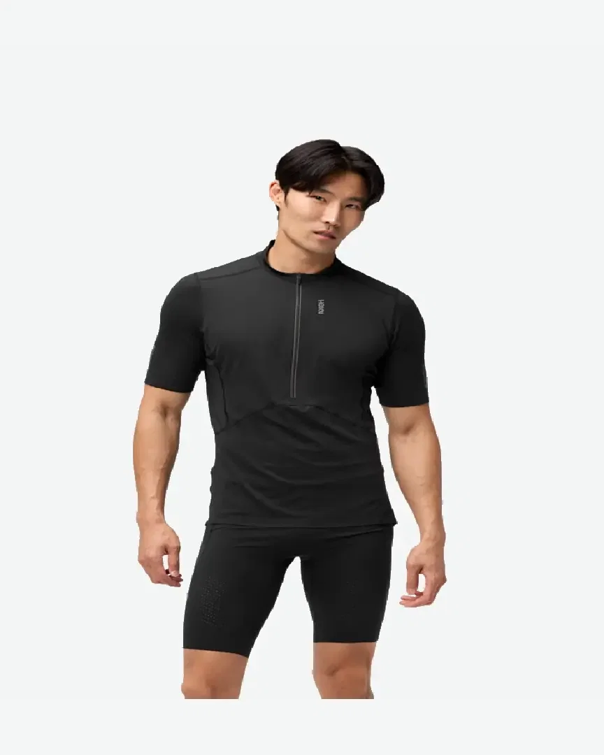 Hoka Alto Con Cierre A Cremallera De Manga Corta Skybreeze Hombre