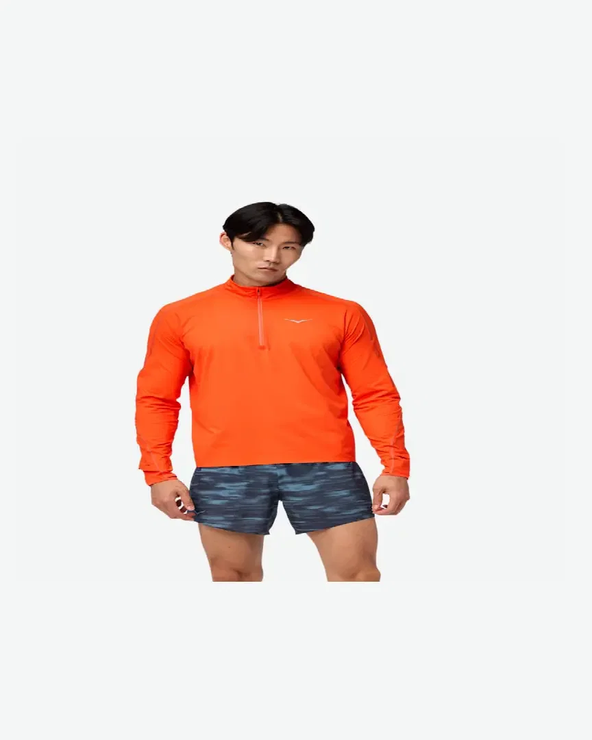 Hoka One One Alto Con Cuello Con Cremallera Glidetech Hombre