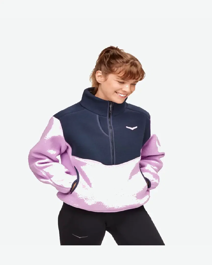 Hoka Polaire Ridgetop Con Cuello Alto Con Cremallera W