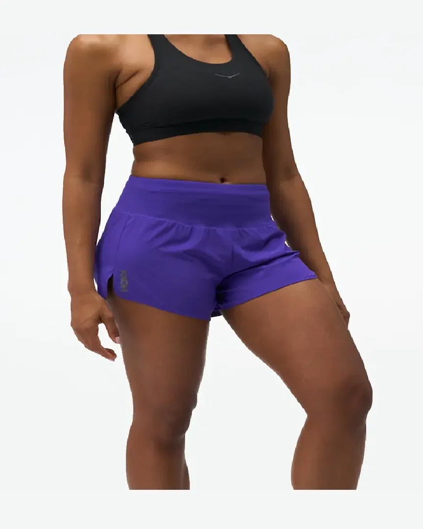 Hoka Short Mr Con Slip Integrado Glide 9 Cm Mujer