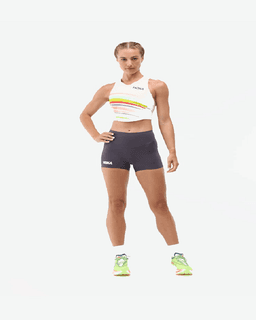 Hoka Short Race Day Ajustado 6,4 Cm Mujer – 3/4