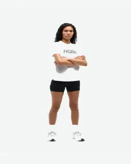 Camiseta Hoka con logo core Mujer – 4/4