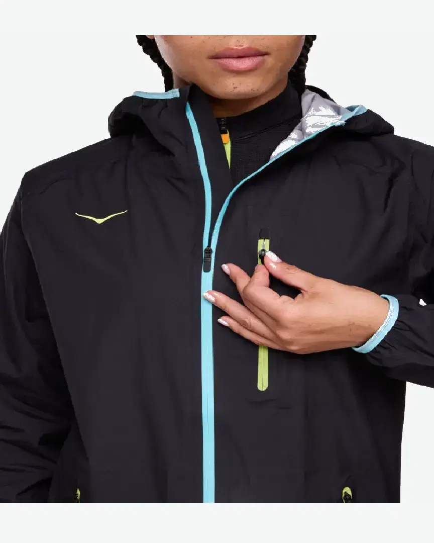 Hoka Chaqueta Impermeable Tecsky W - 1156100-BLK (5) au meilleur prix !