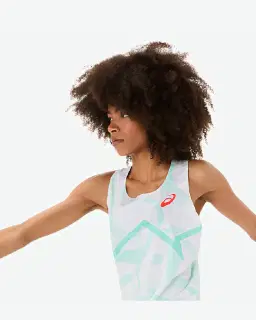 Camiseta sin mangas gráfica de punto ligero Mujer – 7/8