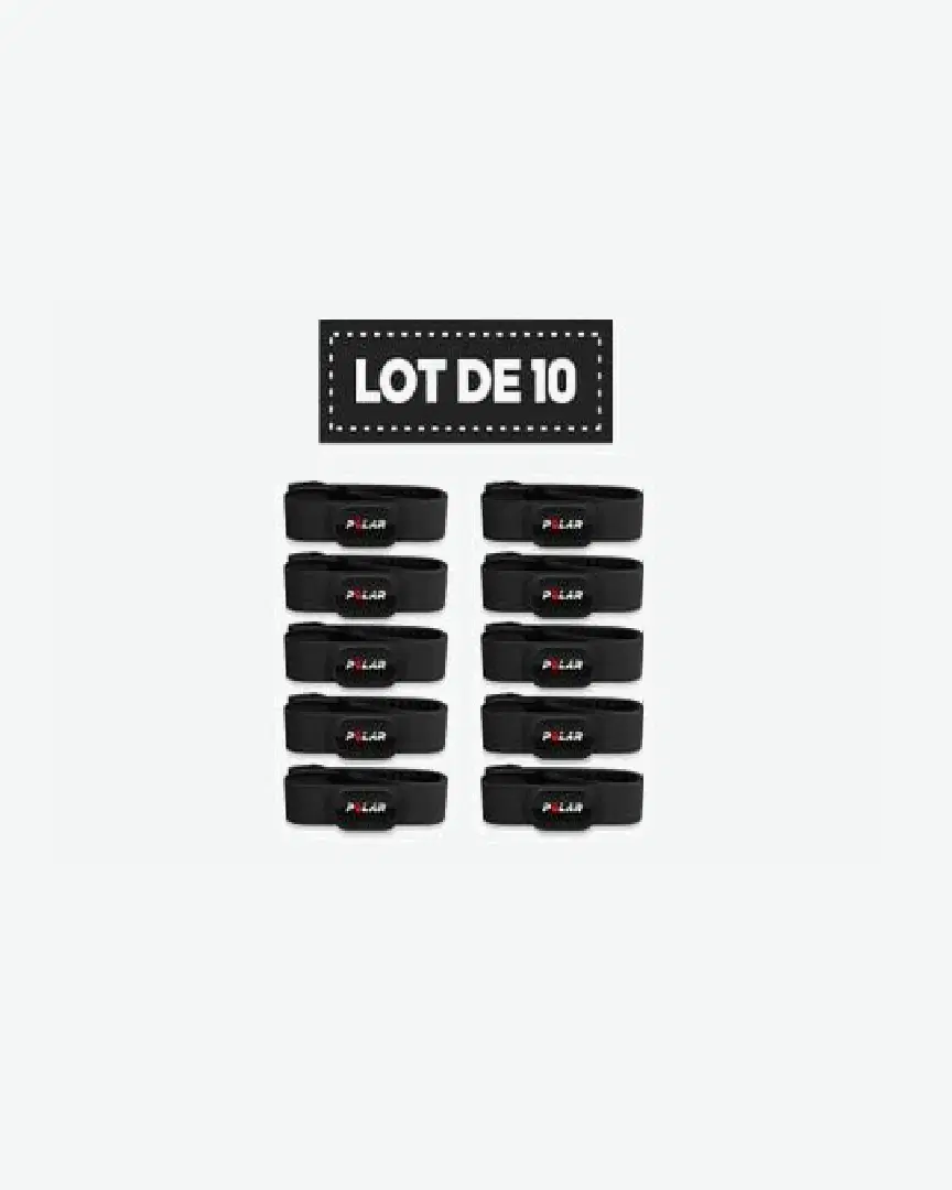 Lote de 10 sensores de frecuencia cardíaca Polar H10 - Unisex (255) au meilleur prix !