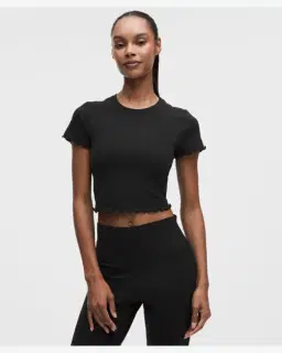 Lululemon Baby Tee Align A Ourlet Ondulé Mujer – 1/5