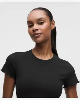 Lululemon Baby Tee Align A Ourlet Ondulé Mujer – 4/5