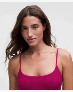Lululemon Bralette Largo Acanalado Con Tirantes Finos Underease Copas A–C Mujer – 4/5