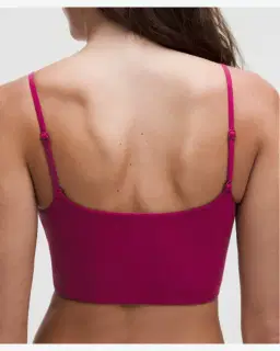 Lululemon Bralette Largo Acanalado Con Tirantes Finos Underease Copas A–C Mujer – 5/5