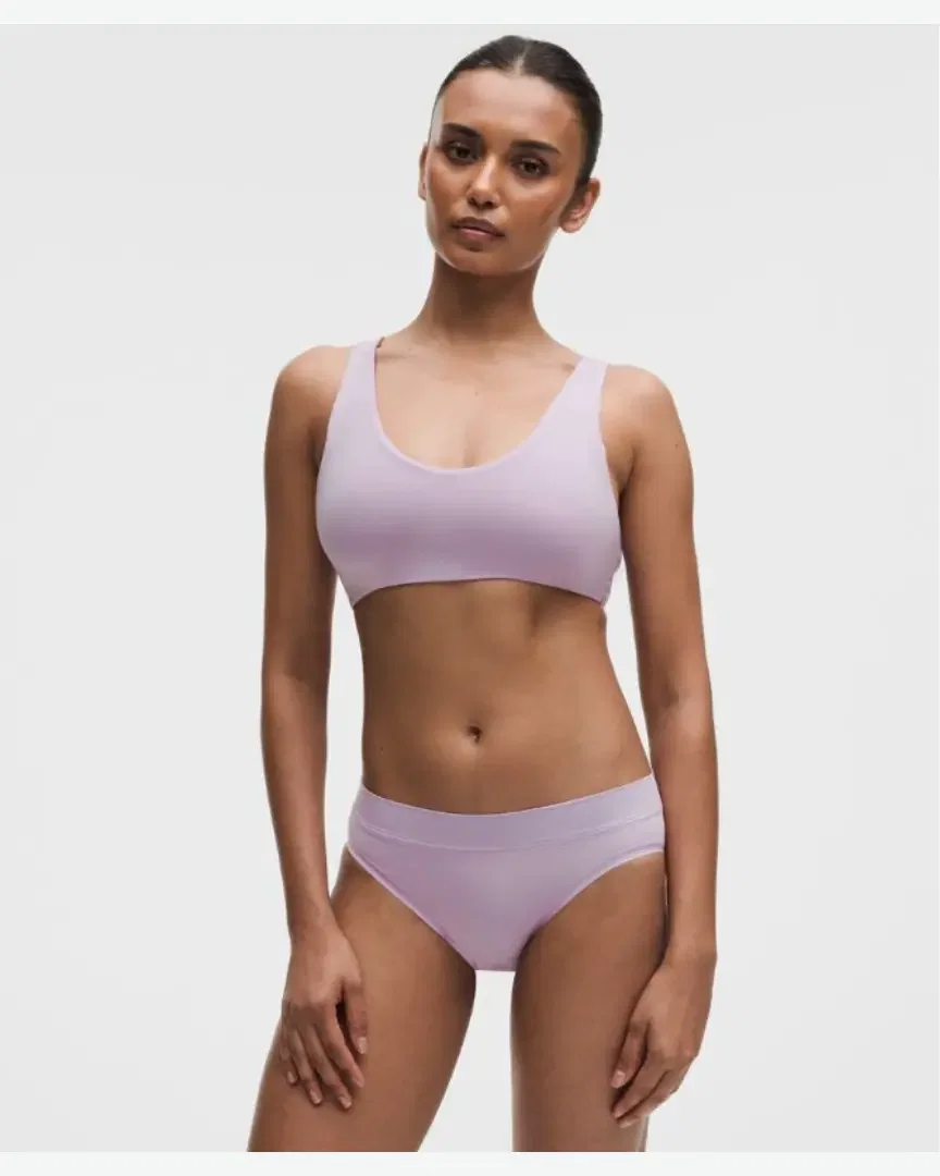 Lululemon Bralette Underease Con Escote Amplio, Copas A-C Mujer