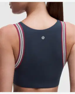 Lululemon Sujetador De Yoga Groove Soporte Ligero, Copas B/C Acabados Rayados Mujer – 5/5