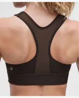 Lululemon Sujetador Espalda Nadadora Con Efecto Brillante License To Train Soporte Medio, Copas B/C Mujer – 5/5