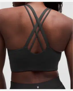 Lululemon Sujetador Energy Evolve Largo Con Escote Alto Soporte Medio, Copas B-D Mujer – 5/5