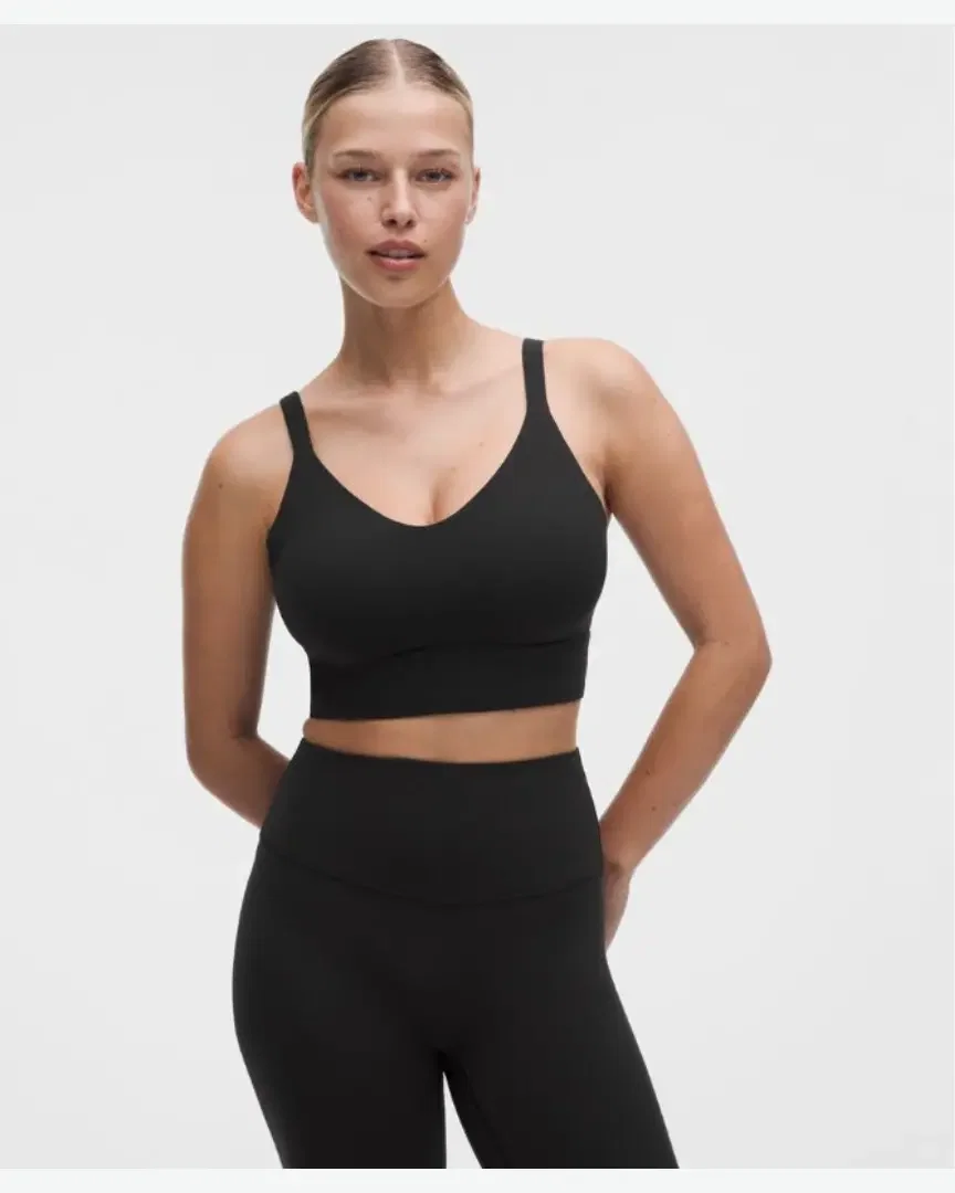 Lululemon Sujetador Focuser Con Escote Amplio Soporte Ligero, Copas Ddd-G W