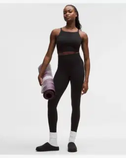 Lululemon Sujetador Focuser De Cuello Alto Soporte Ligero, Copas C D Mujer – 3/5