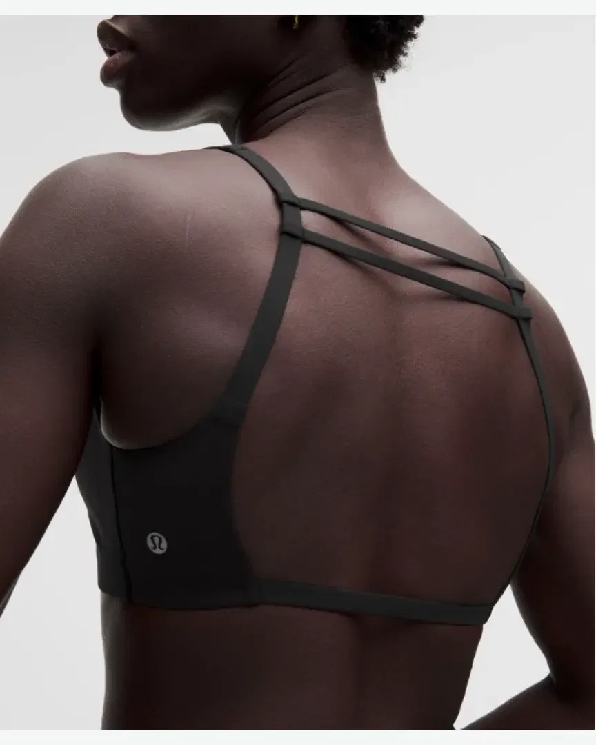 Lululemon Sujetador Lightlift Espalda Descubierta Soporte Ligero, Copas B/C W