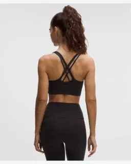 Lululemon Sujetador Largo Energy Soporte Medio, Copas B-D Evolve Logo Mujer – 2/5