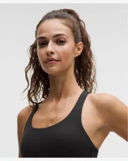 Lululemon Sujetador Largo Energy Soporte Medio, Copas B-D Evolve Logo Mujer – 4/5
