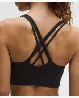 Lululemon Sujetador Largo Energy Soporte Medio, Copas B-D Evolve Logo Mujer – 5/5