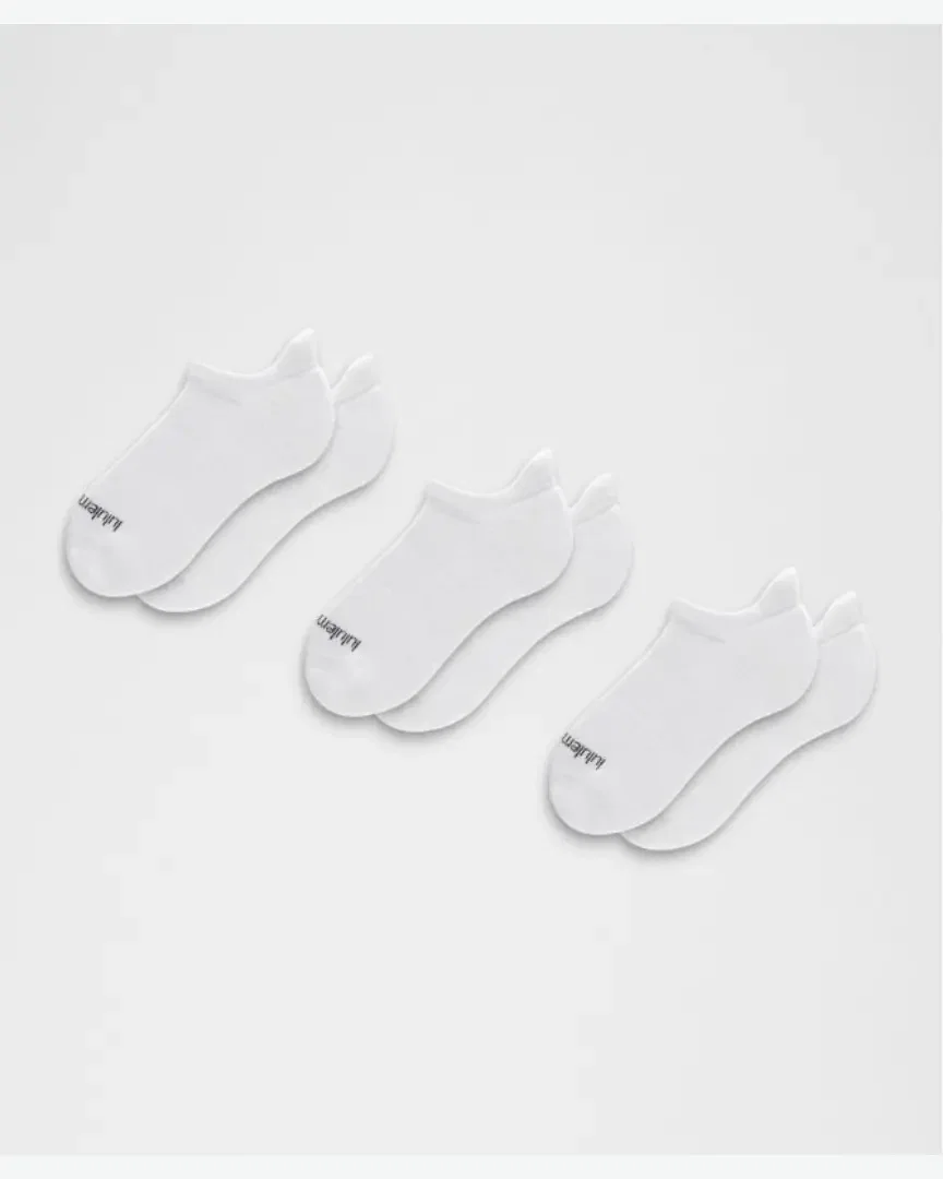 Lululemon Calcetines Con Lengüeta Daily Essential Unisex Pack De 3 Hombre
