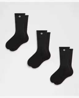 Lululemon Calcetines Daily Essential Unisex Pack De 3 Stripe Hombre – 1/5