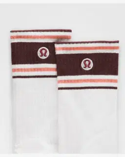 Lululemon Calcetines Daily Essential Unisex Rayas Retro Hombre – 2/5