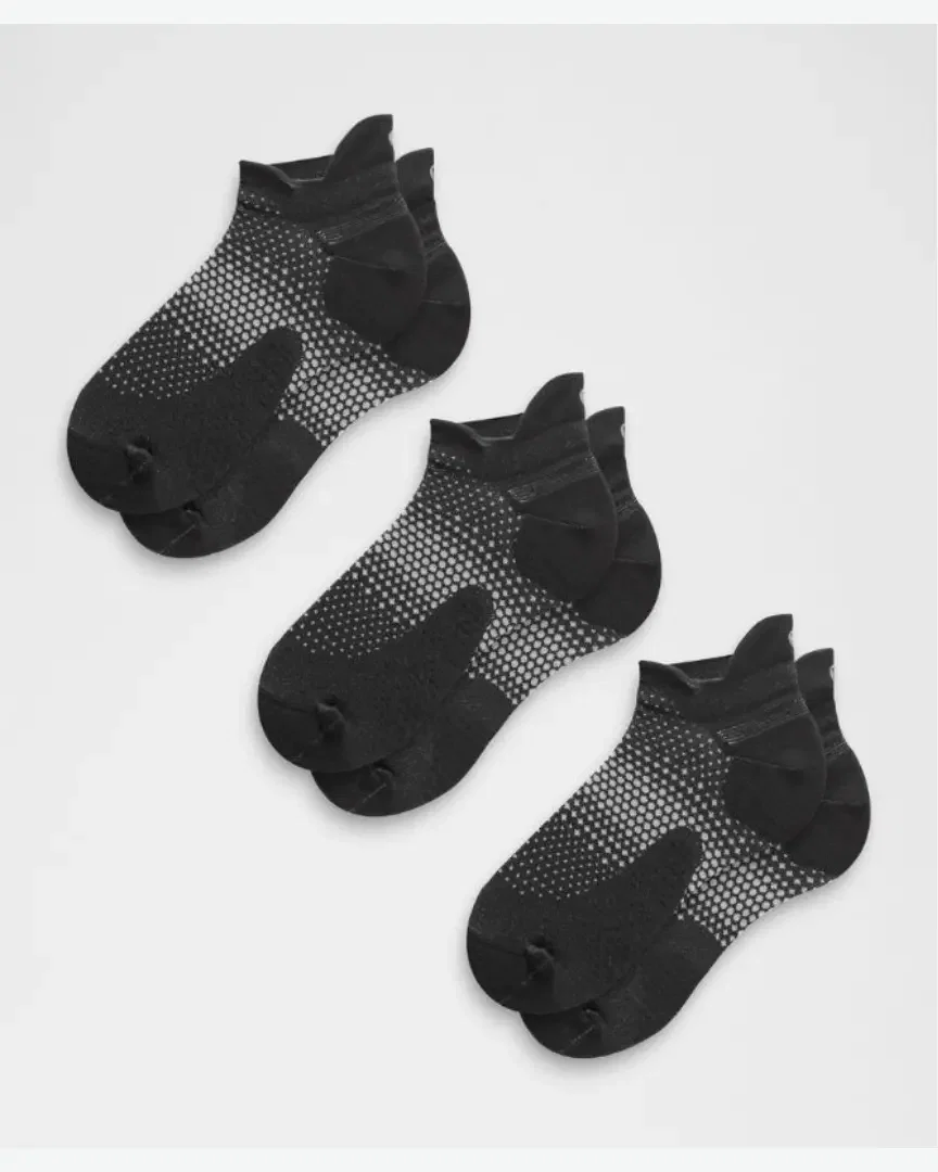 Lululemon Calcetines De Running Con Lengüeta Relleno Medio Macropillow Paquete De 3 M