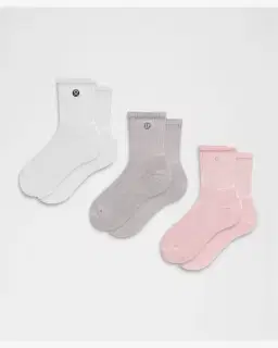 Lululemon Calcetines Altos Daily Essential Unisex Pack De 3 – 1/5