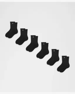 Lululemon Calcetines Altos Daily Essential Unisex Pack De 6 – 1/5