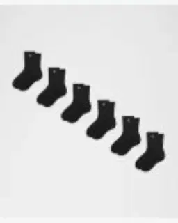 Lululemon Calcetines Altos Daily Essential Unisex Pack De 6 – 4/5