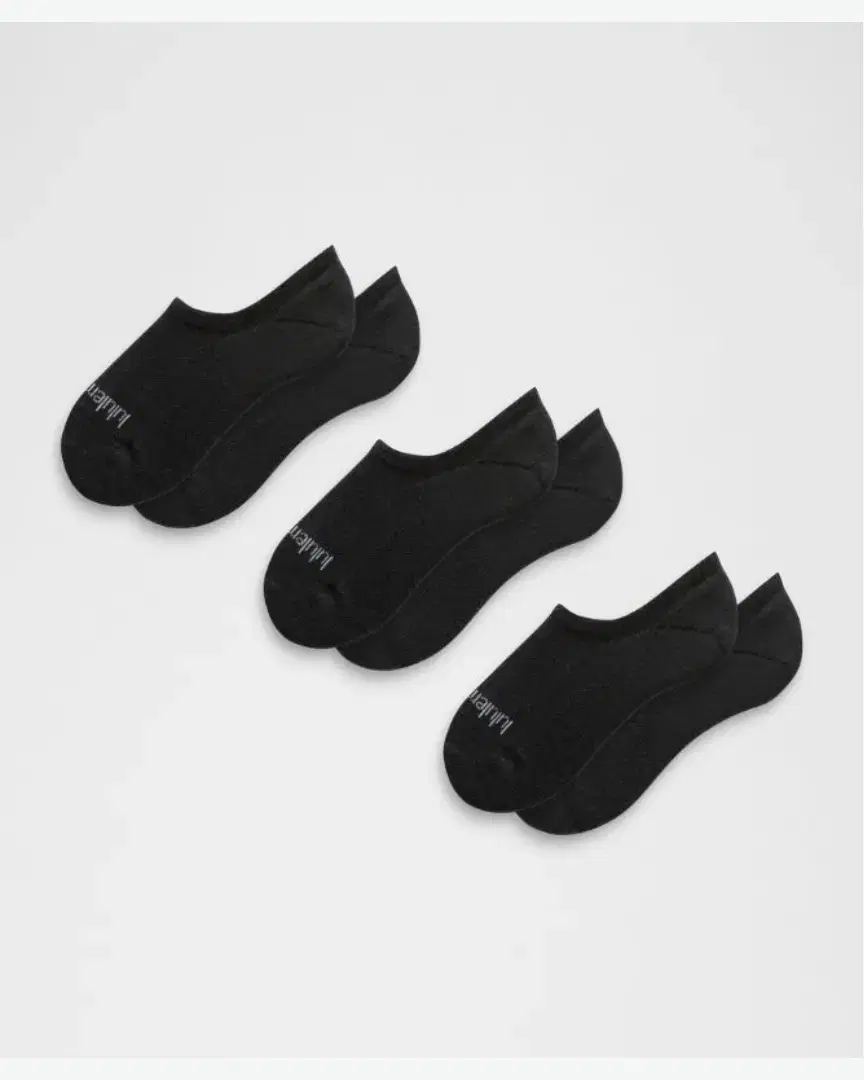 Lululemon Calcetines Invisibles Daily Essential Unisex Pack de 3 W - Women (10) au meilleur prix !