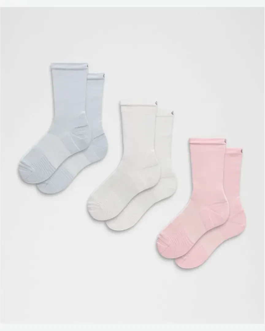 Lululemon Calcetines Altos Power Stride Unisexes Lote De 3 Hombre