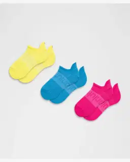 Lululemon Calcetines Power Stride Unisexes Con Lengüeta Pack De 3 Hombre – 1/4