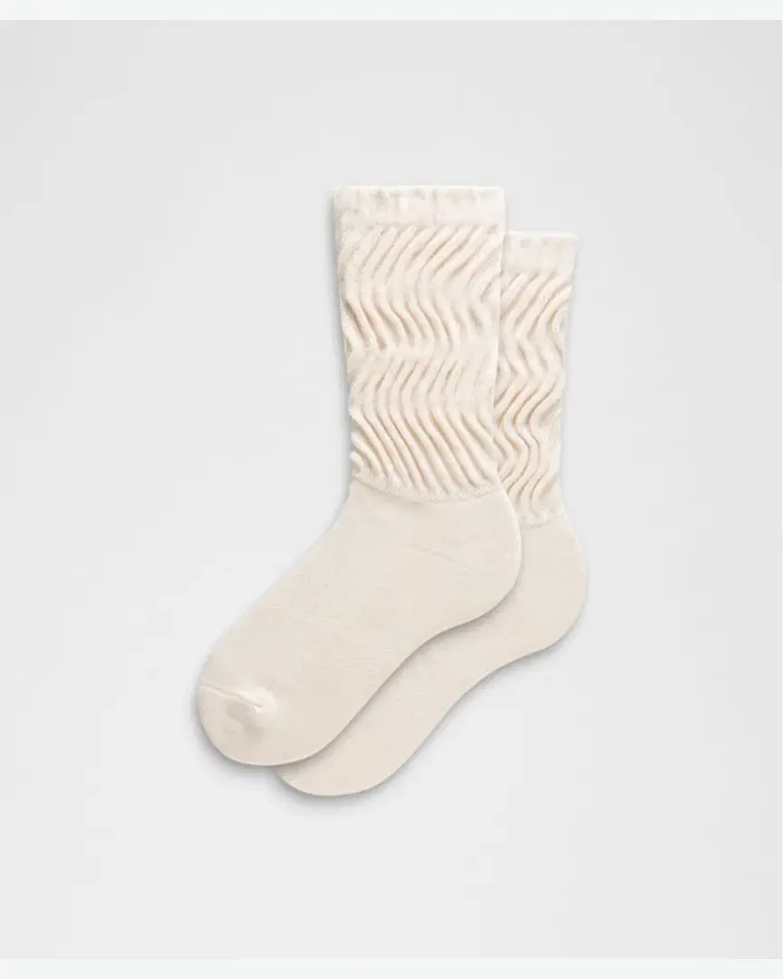 Lululemon Calcetines Unisexos Con Efecto Plisado M