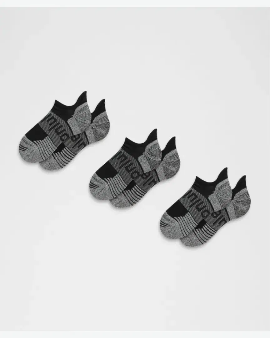 Lululemon Calcetines Unisexos Power Stride Con Amortiguación Lengüeta 3 Pares - LU9DBLS_0001 (0) au meilleur prix !