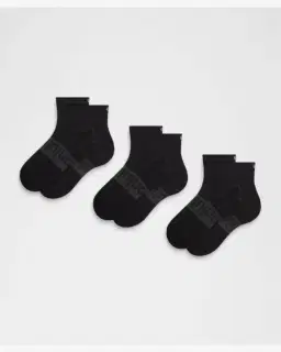 Lululemon Calcetines Unisexos Power Stride Trio Hombre – 1/4